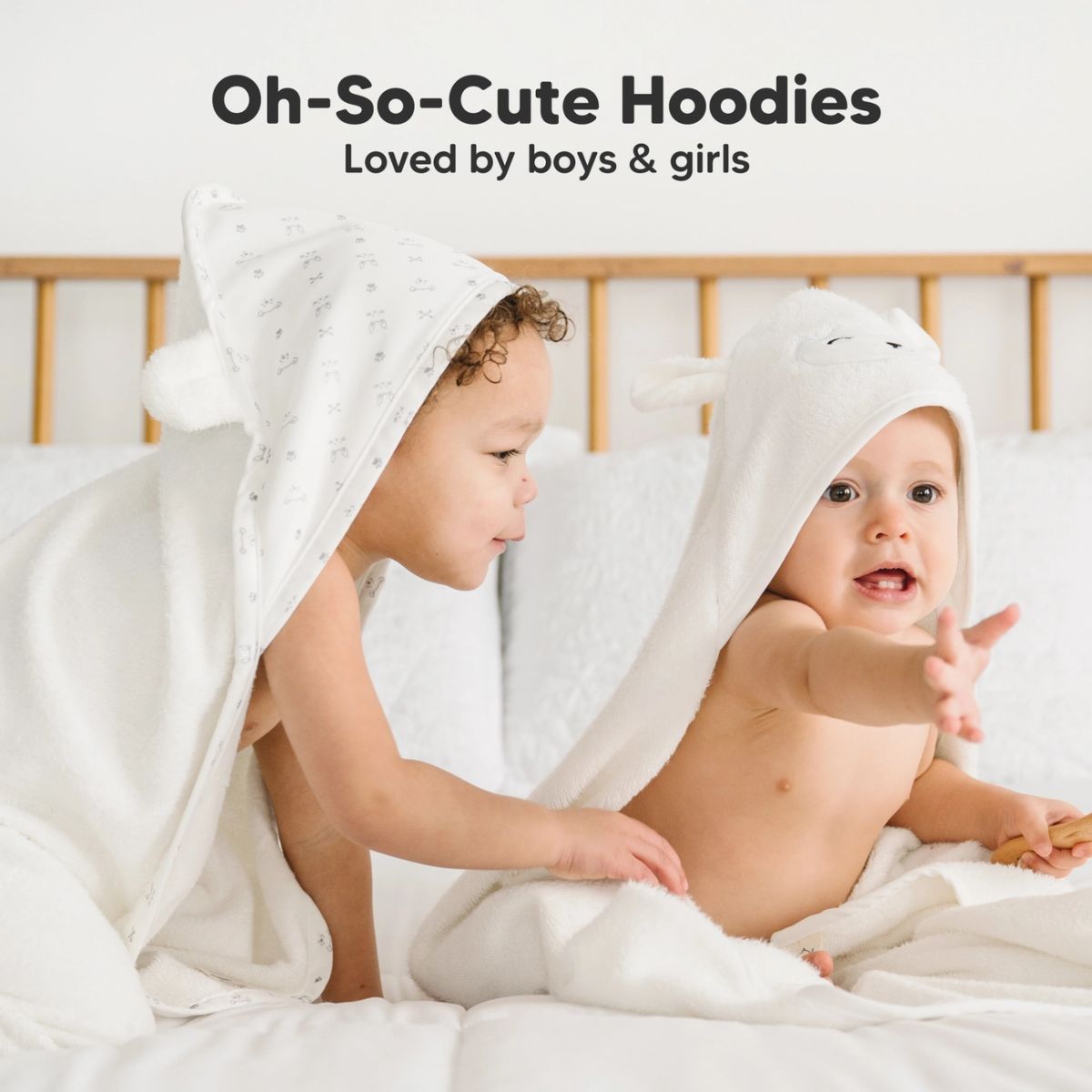 Toalha de Banho Infantil Com Capuz Keababies Cuddle Baby Bunny - Regular - Cozy Hooded Design for Warmth