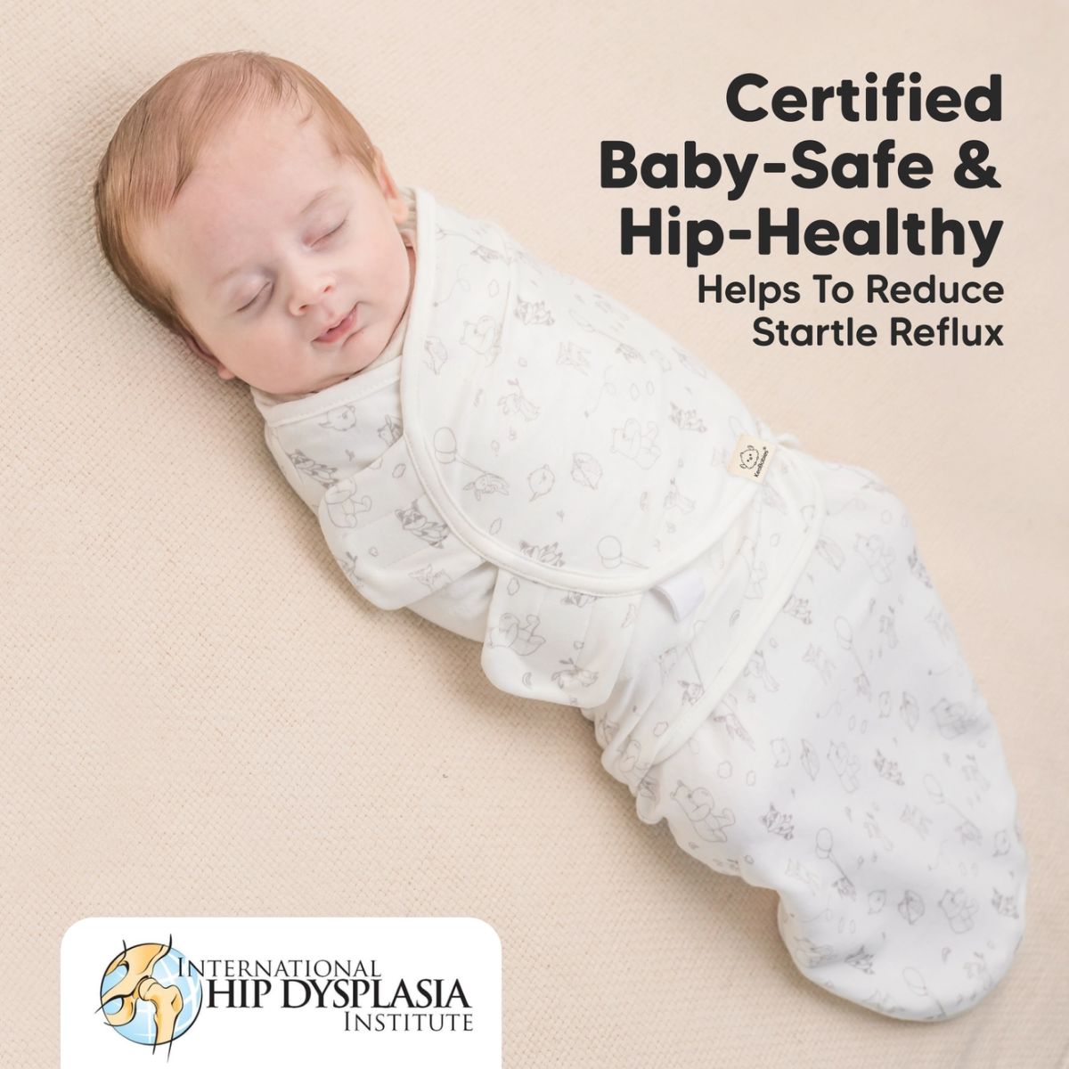 KeaBabies Soothe Swaddle Sack 3 Pack Organic Cotton - Aspire - Promotes Better Sleep and Helps Soothe Colic